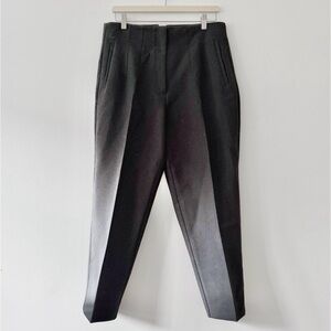 ZARA High Waisted Pleated Seamed Tailored Trouser Pants